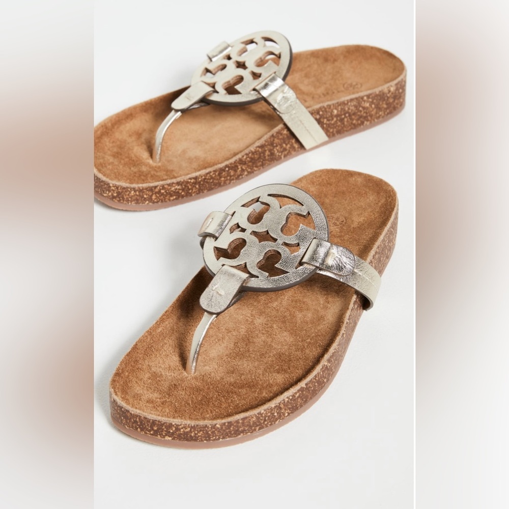 Tory Burch Gold Miller Cloud Women’s 9.5